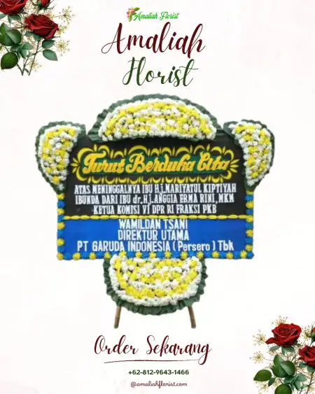 Papan Bunga Duka Putridalem